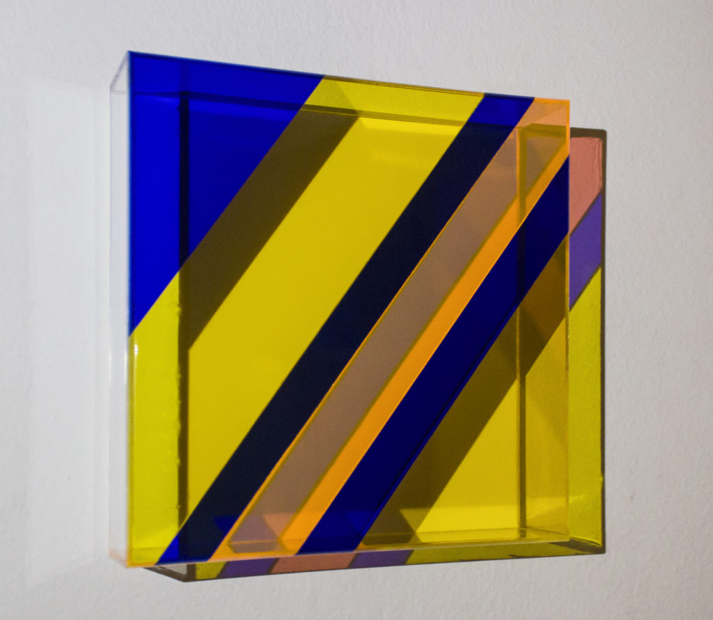 Leonardo GAMBINI, Segni del tempo, 2019, Plexiglass, cm  20x20x5